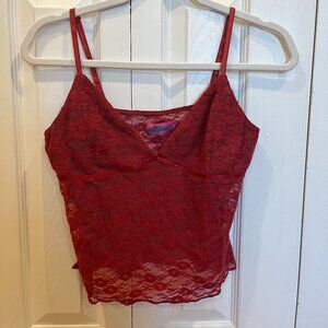 Eira Sheer Lace Tank Top - Edikted